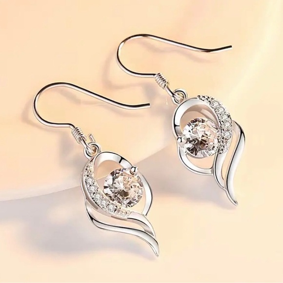Anthropologie Jewelry - S925 Silvery Plated Hypoallergenic Stud Earrings.